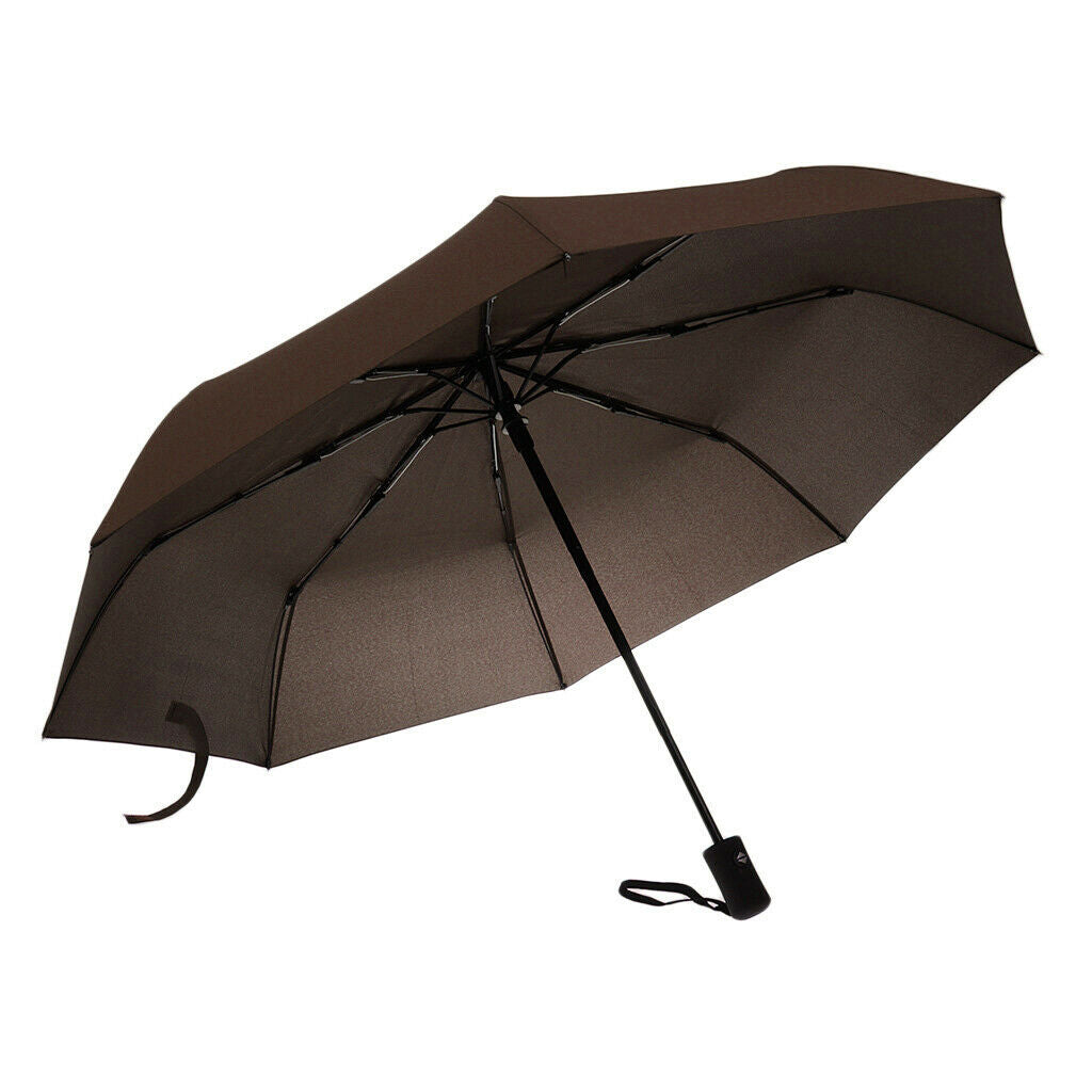 Auto Open&Close 3 Folding Umbrella Travel 8 Rib Foldable Umbrella Parasol