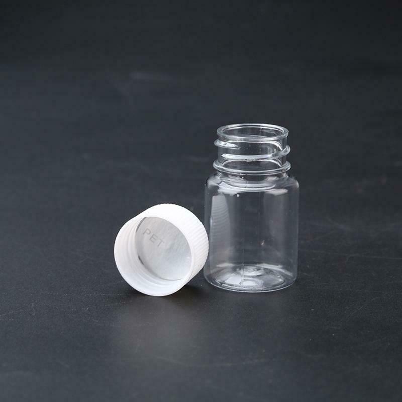 Empty Clear Plastic Travel Bottles Travel Caps Bottle Refillable Containers 20ml