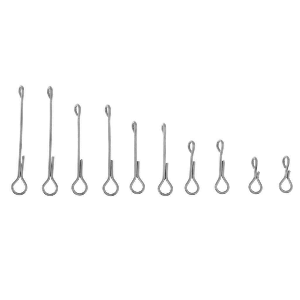 Set of 60 Fly Tying Articulated Shanks Fishing Flies Body Tackle Fish Spine