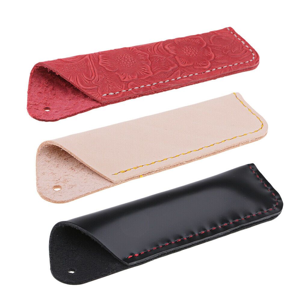 Handmade Leather Case Bag Holder Stationery Storage Pouch