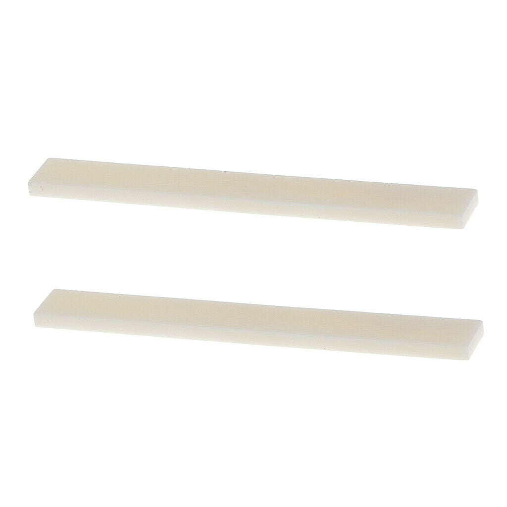10pcs Guitar Blank Bone Bridge Saddle Music String Instruments DIY Accessory