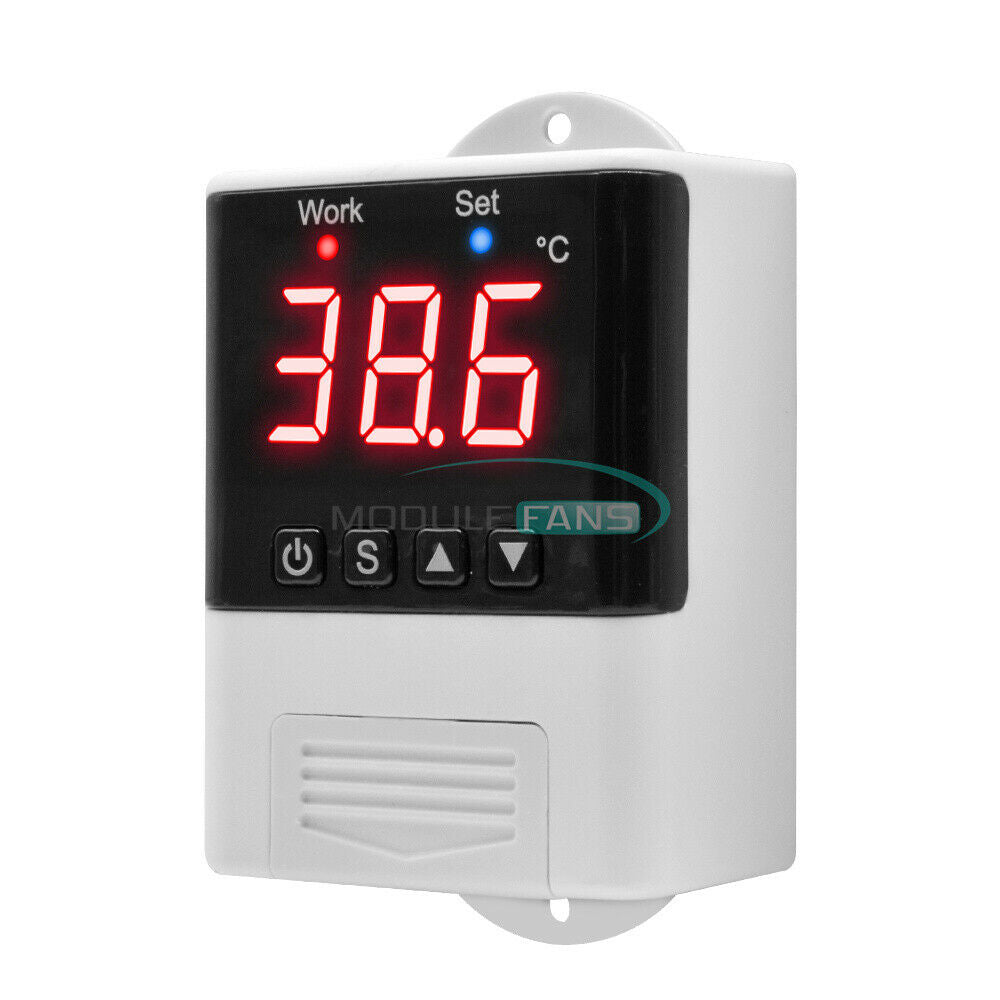 DTC1000 Digital AC 110-220V Temperature Controller Thermostat w/ LED Display