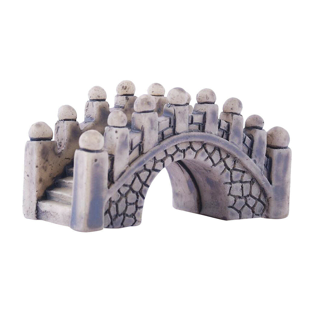 MagiDeal Mini Hangzhou Small Arch Bridge Ornaments for Micro Landscape #