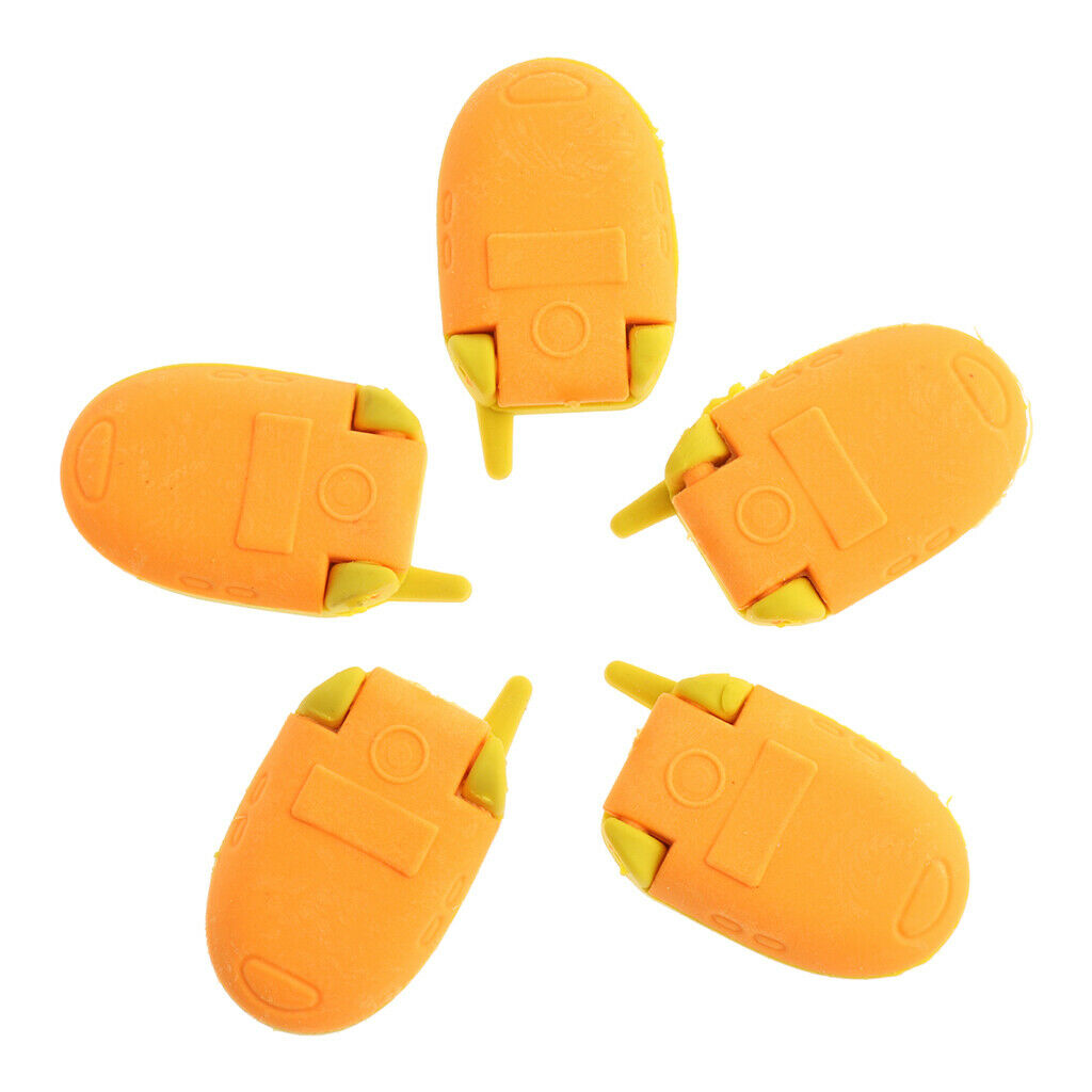 5pcs/Pack Creative Cartoon Mobile Phone Shaped Pencil Rubber Erasers Gift