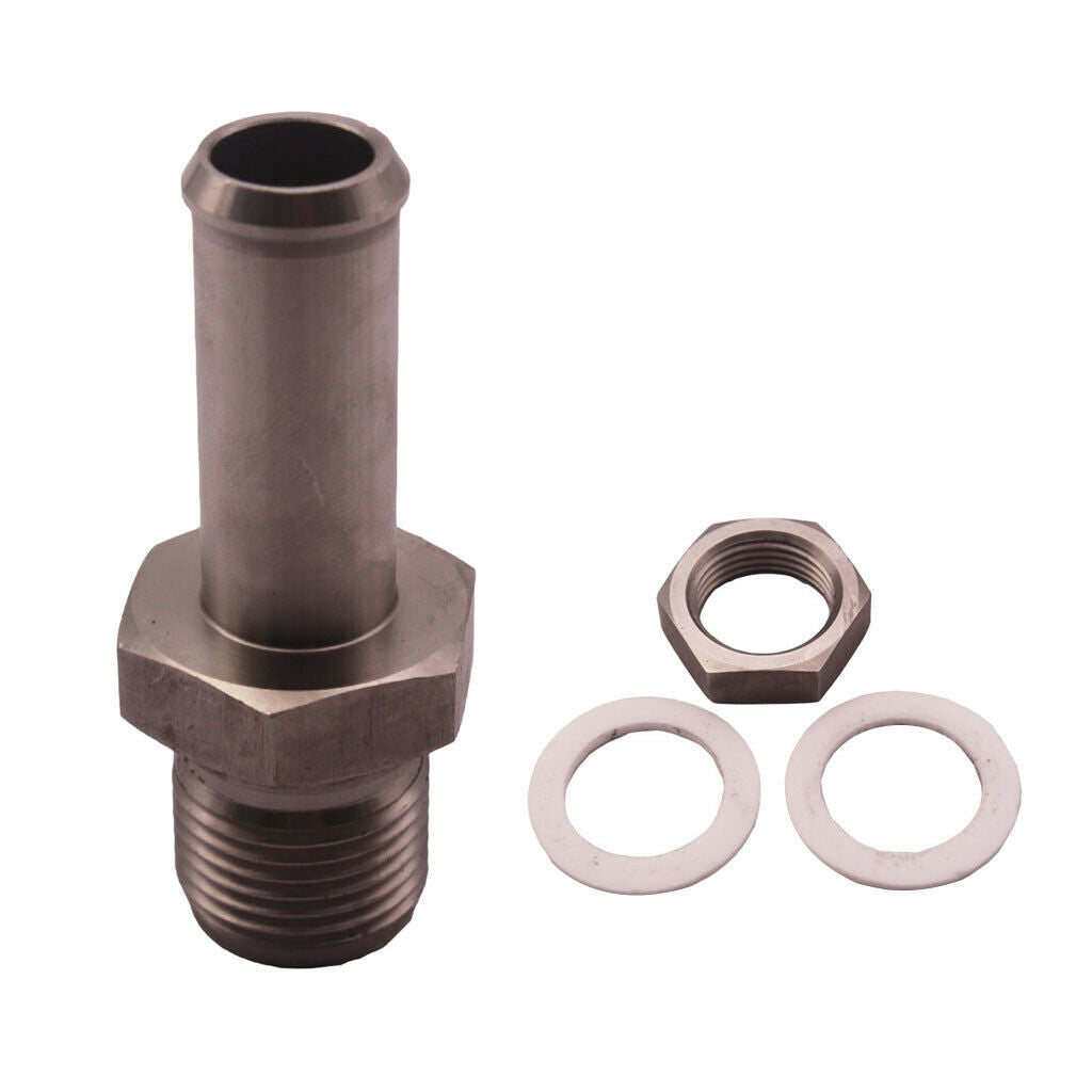 5/8" 16mm Turbo Oil Pan/Oil sump Return Drain Plug Bung Fitting Adapter SS