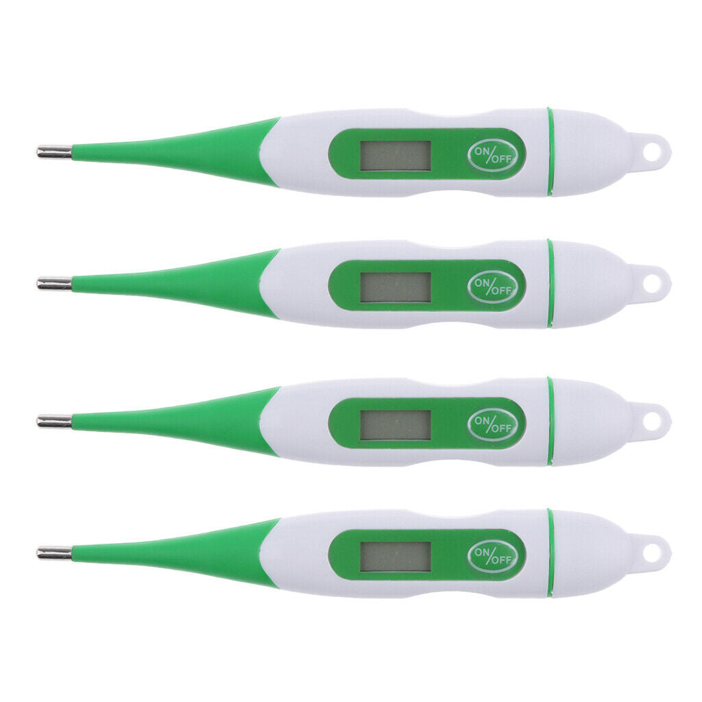 Set of 4 32-43 Degree Digital Vets Veterinary Thermometer for Livestock