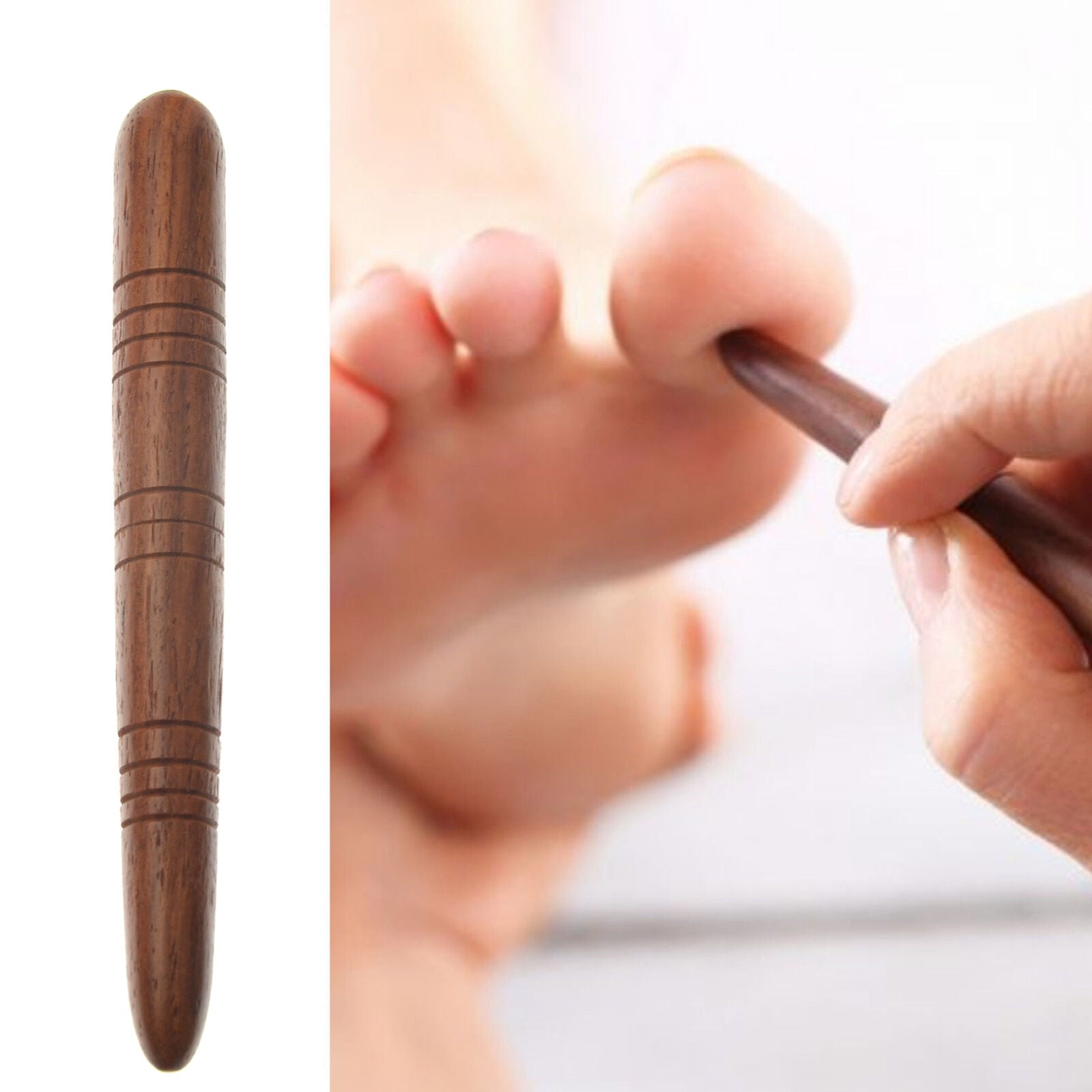 Wooden stick tools Thai massage foot reflexology health therapy