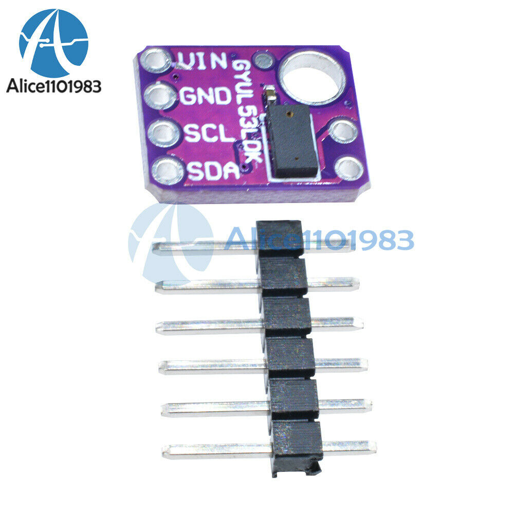 5PCS VL53L0X GY-530 Time-of-flight Ranging IIC I2C ToF Distance Sensor 2.8-5V