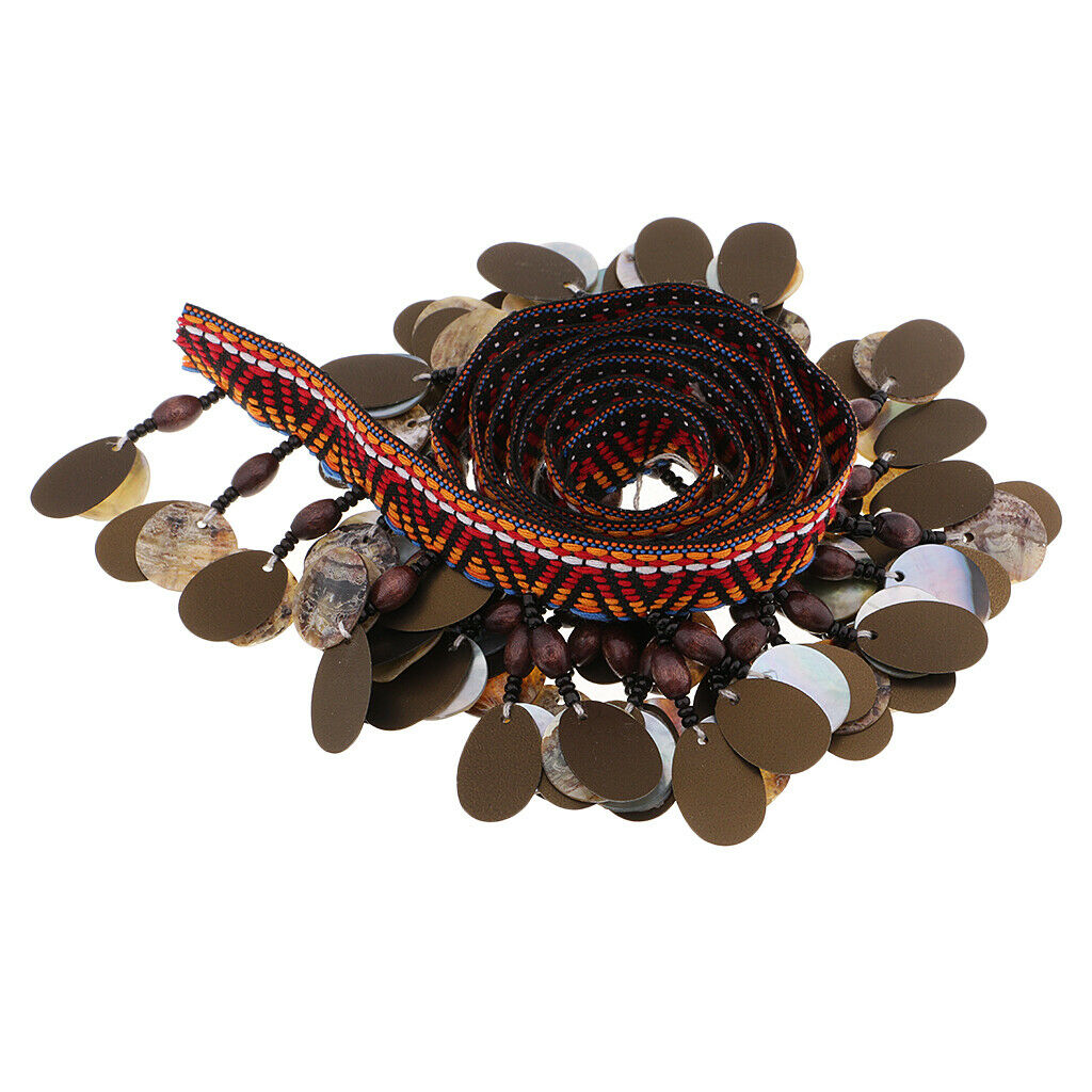 1 Yard Sequins Shell Beads Tassel Fringe Trim Sewing Embellishment for Craft
