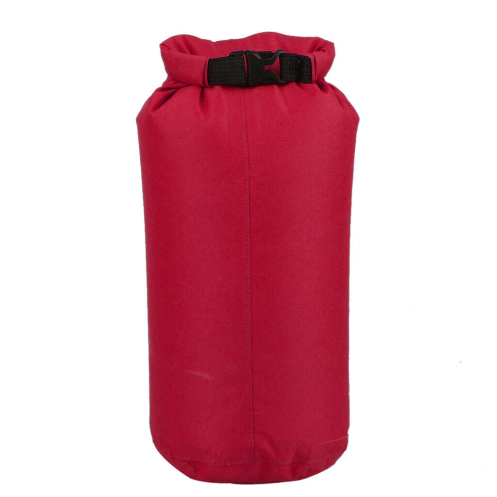 2PCs Blue+Red Ultra-light Waterproof Dry Bag Sack Canoe Boating Kayak Camping 8L