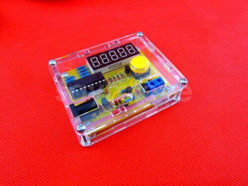 DIY Kits 1Hz-50MHz Crystal Oscillator Tester Frequency Counter Meter + Case New