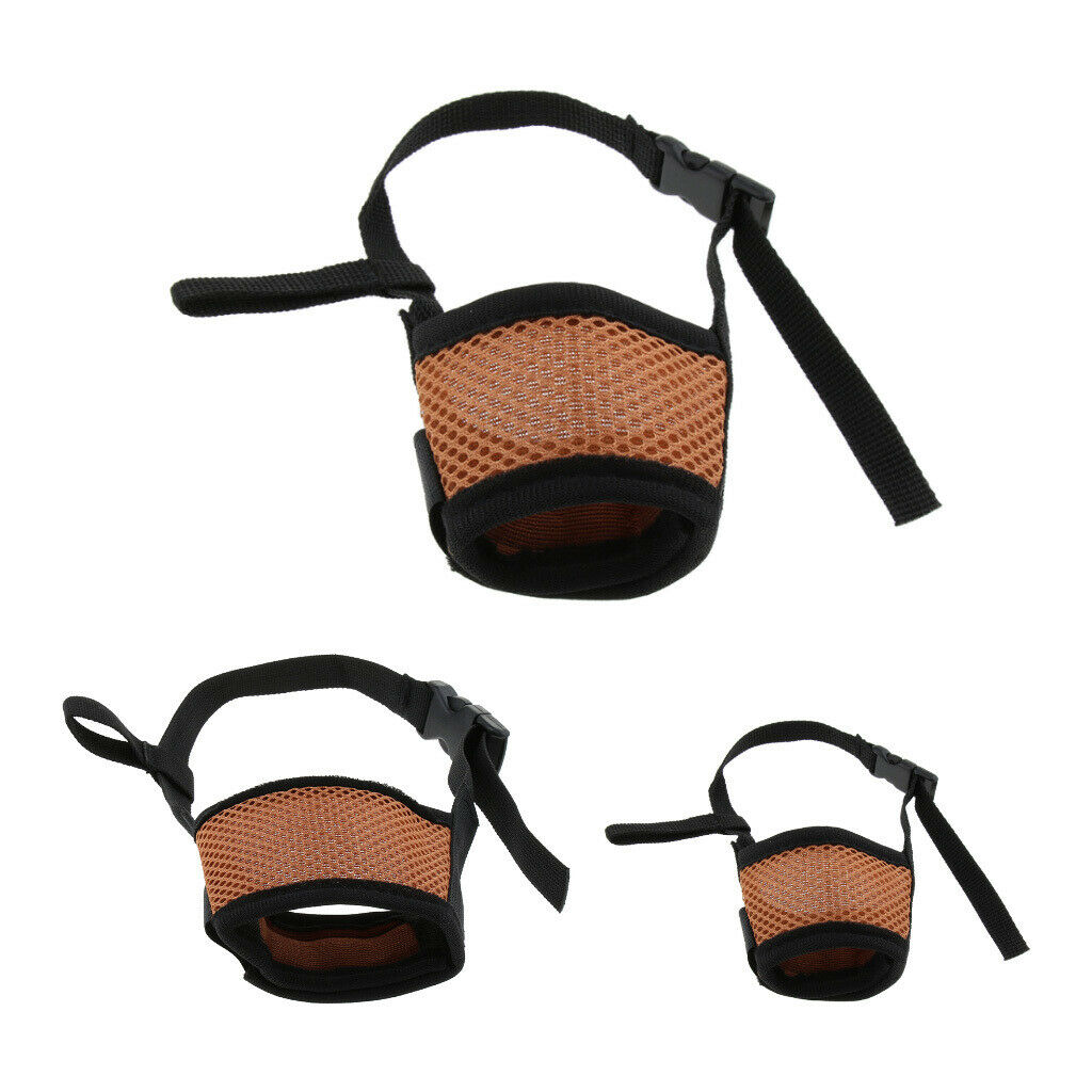 Dog Muzzle Breathable Muzzles for Small Medium Large Dogs Stop Biting S