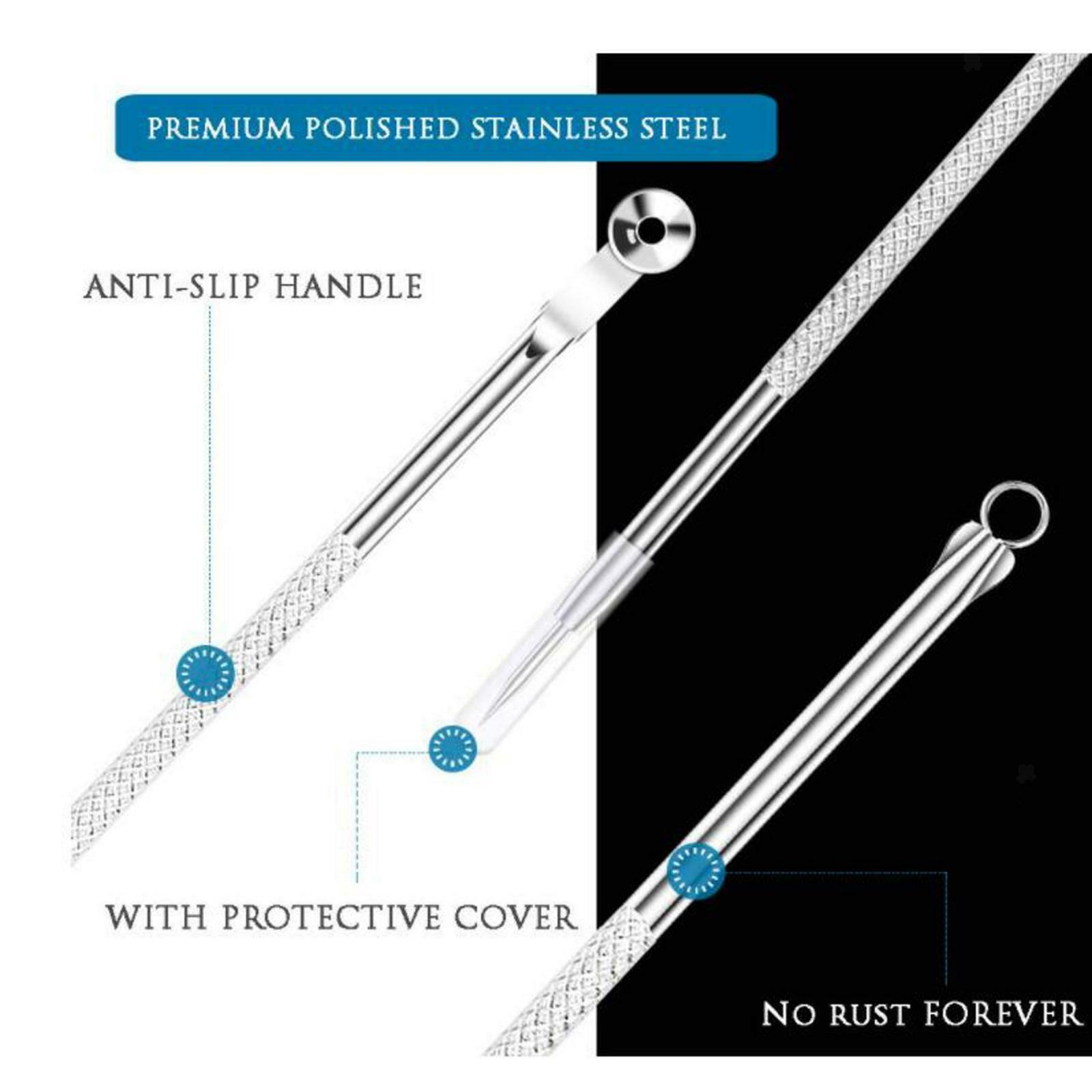 Whitehead Comedone Blemish Remover Extraction With Box for Nose Facial Pore