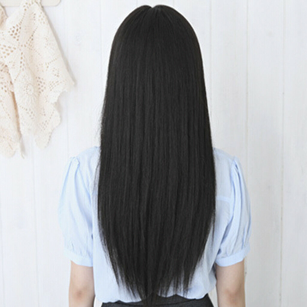Fashion Sleek Long Straight Wig With Storage Case Bag Protector For Women