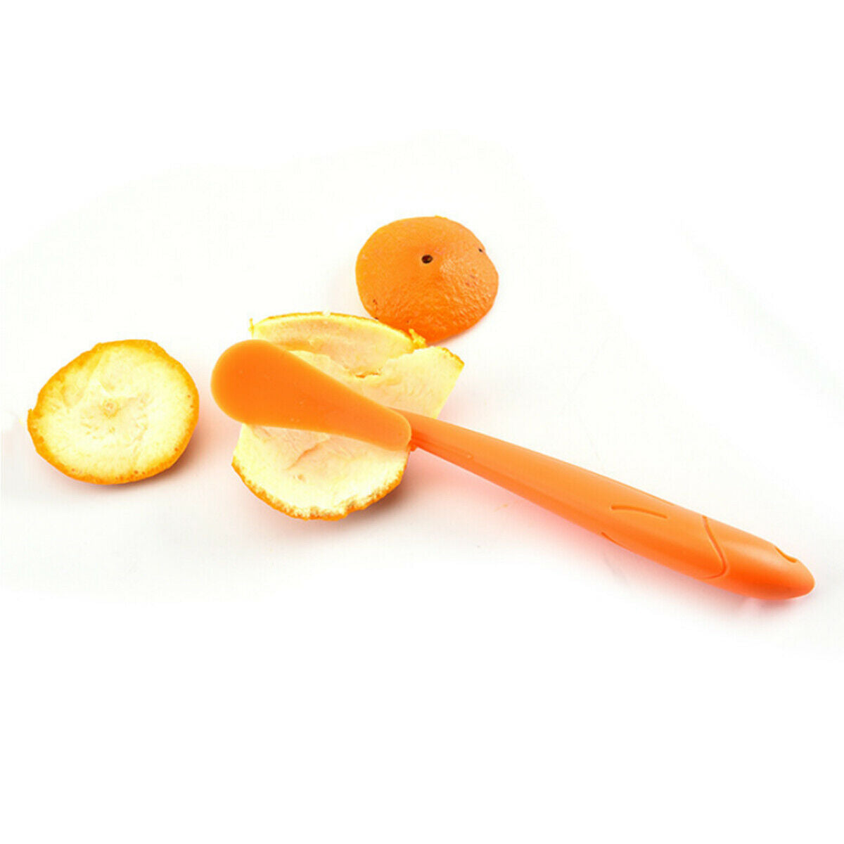 2PCS Easy Manual Fruit Citrus Orange Peeler Slicer Cutter Tool Kitchen Plastic