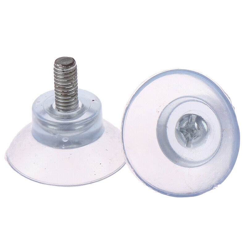 4PCS Clear Strong Glass Suction Cup Accessories Furniture sucker with Sc .l8