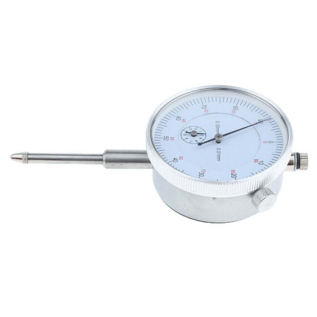 Precision Round Dial Test Indicator with Needle Point, Metric, 0-30mm
