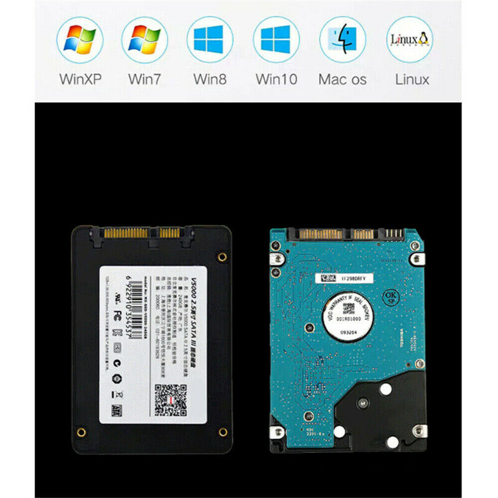 2.5 inch HDD SSD Case SATA to USB 3.0 Hard Drive Enclosure 5Gbp Box with Cable