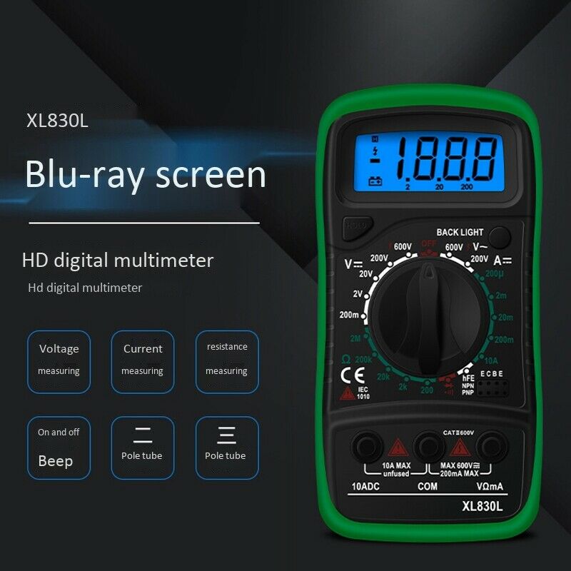 Voltmeter Voltage Ammeter Tester Portable Professional Oscilloscope Kit HandheL6