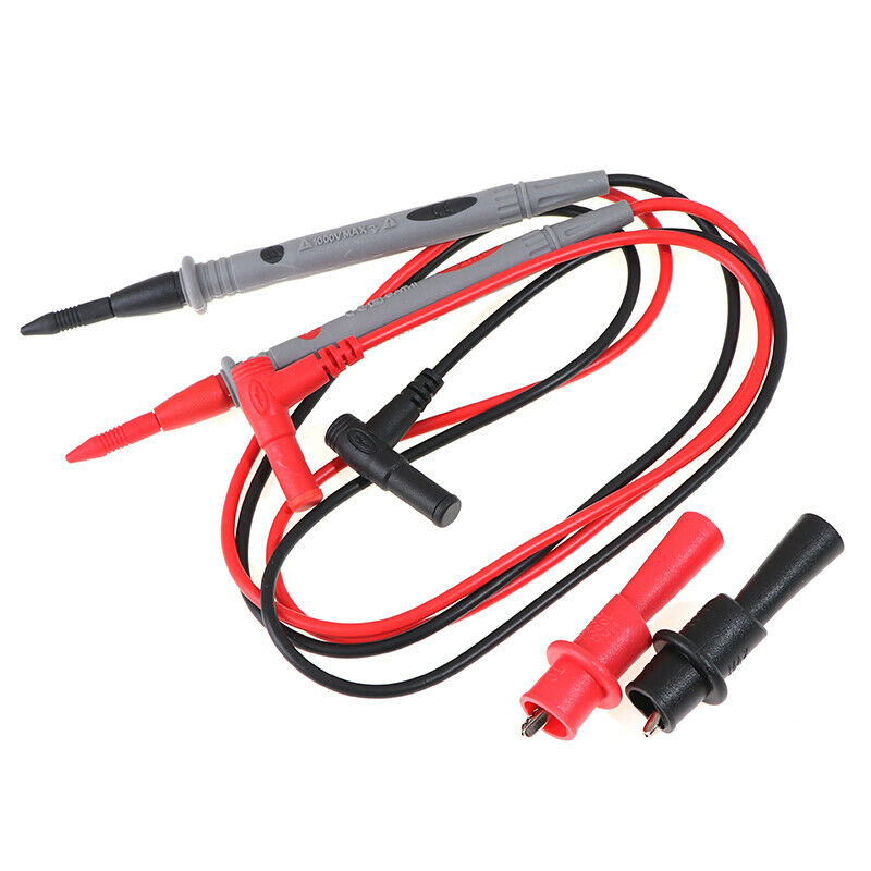 1000V20A Probe Lead Alligator Clip Crocodile Clamp Cable Multimeter TestB.ZY FT