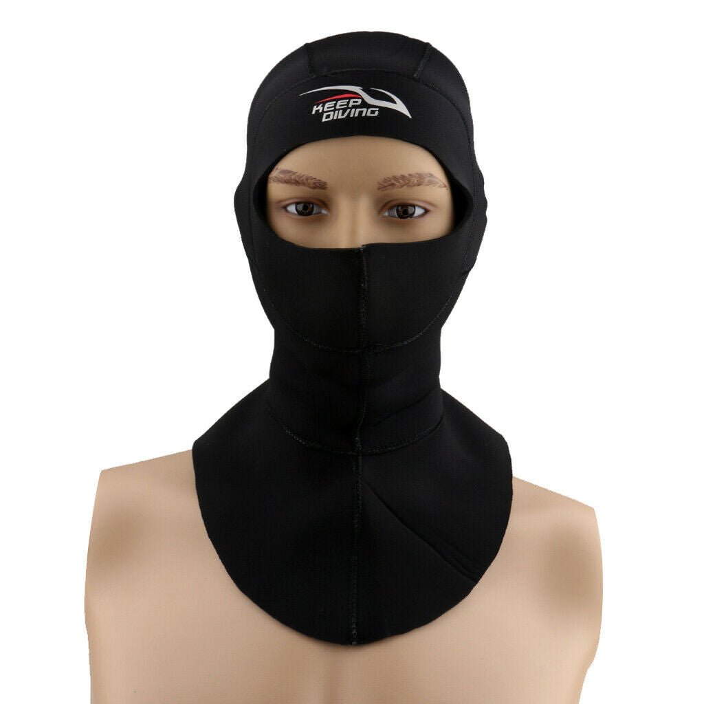 3mm Neoprene Warm Scuba Snorkeling Wetsuit Hood   Diver Hat Diving Hood S