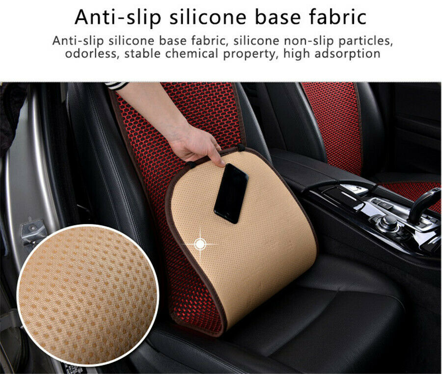 1PCS Breathable Seat Cover Protect Mat Universal Four Seasons For Car SUV Black