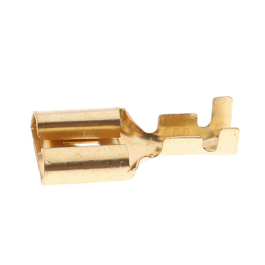 Brand New Durable 50x Brass Crimp Terminal Cable Locking Connector 7.8mm