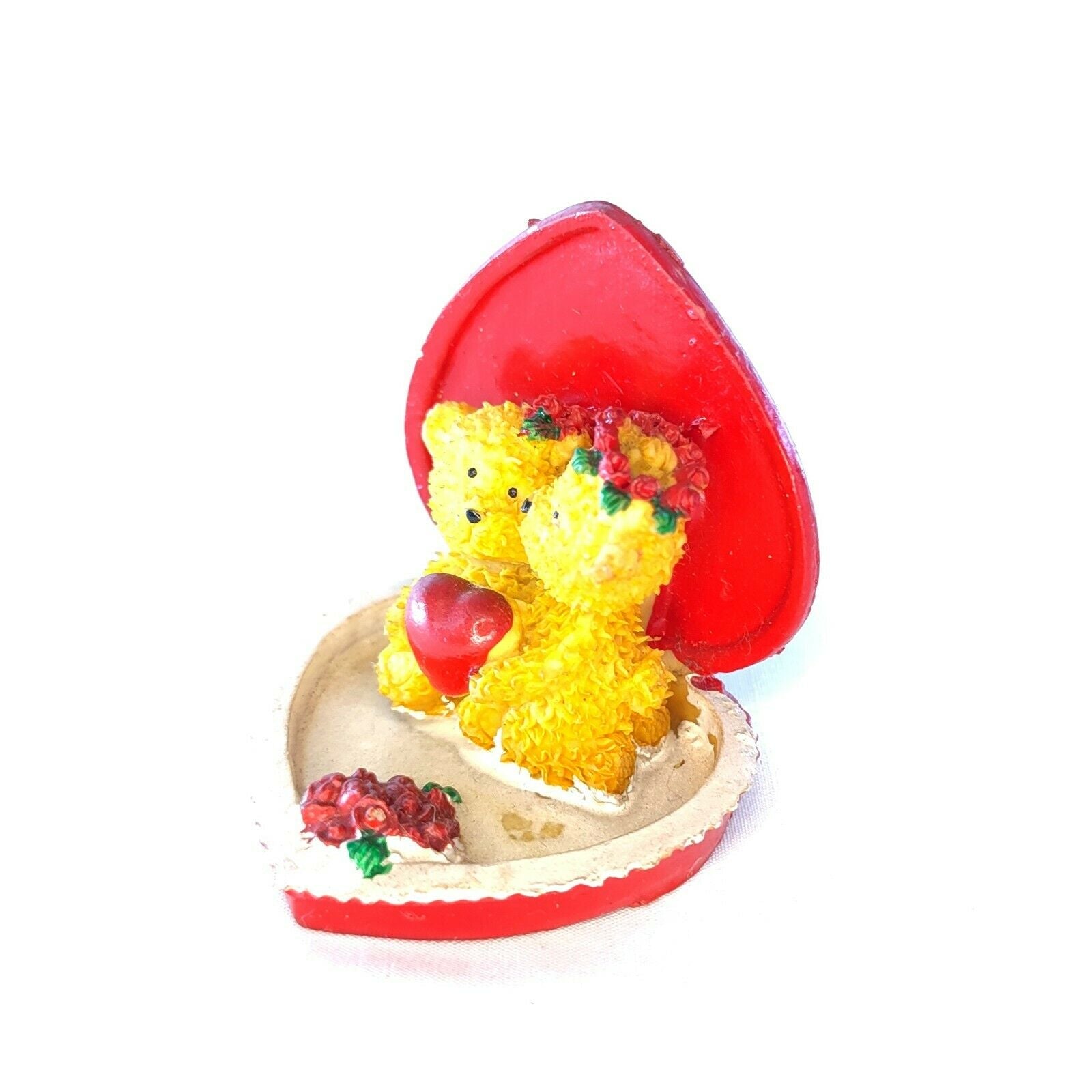 Cute Mini Gift Lovely Statue Bear Heart Cake Table Home Christmas Decoration
