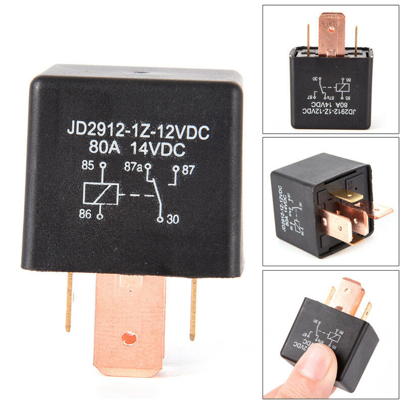 Waterproof 12V Relay DC SPDT 80A 5 Pin Car Changeover Automotive ON/OFF R.l8