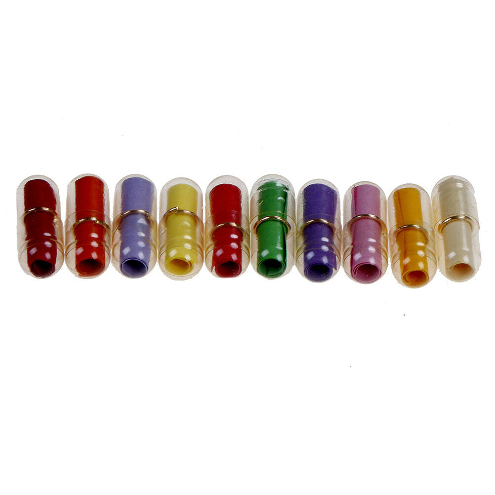 100X Message in a Bottle Capsule Letter Love Friendship Clear Pill for Gi.l8