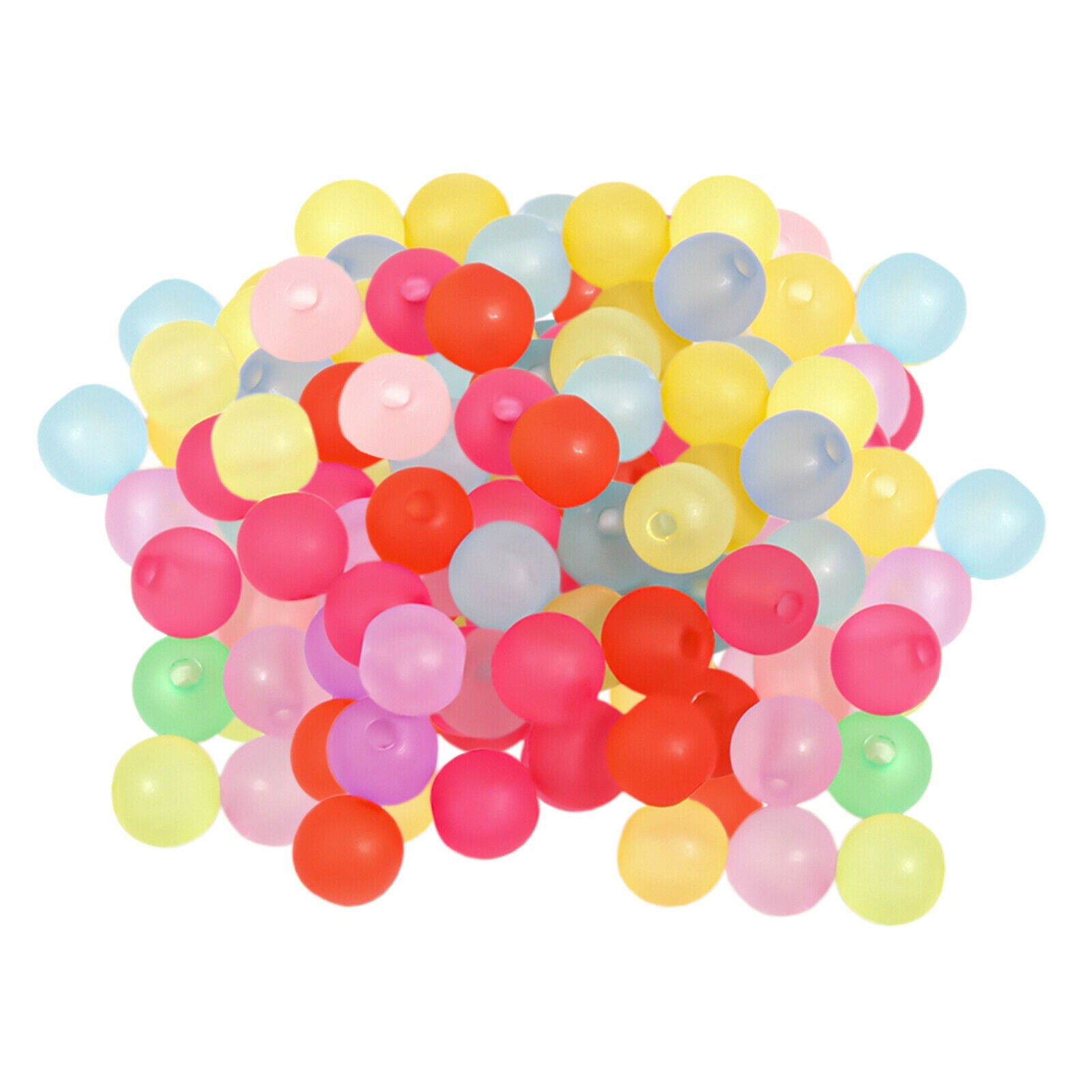300 pieces round loose beads 8mm transparent spacer making