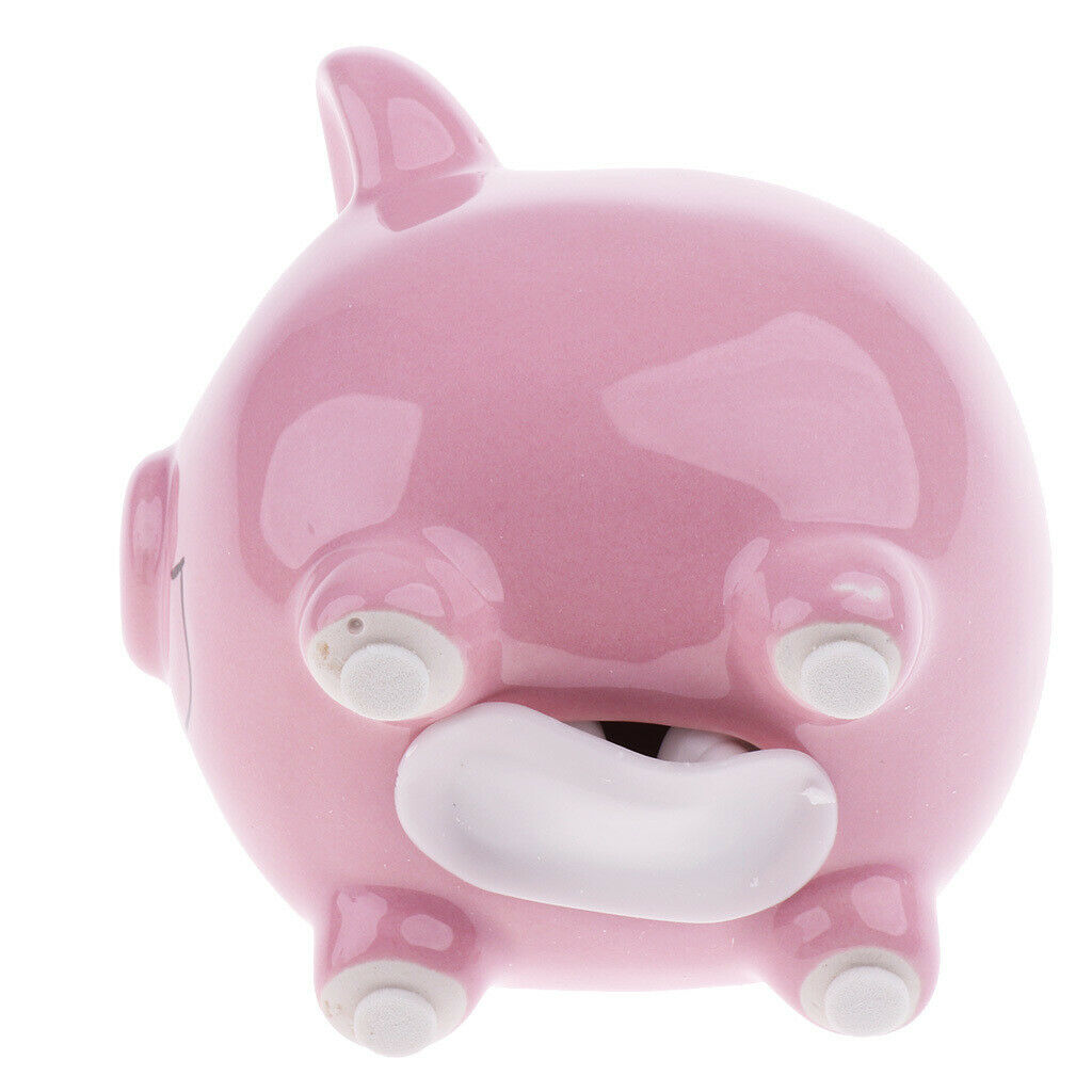 Adorable Ceramic Kids Piggy Bank Money Box Craft Funny Gift S-Pink Pig Shape