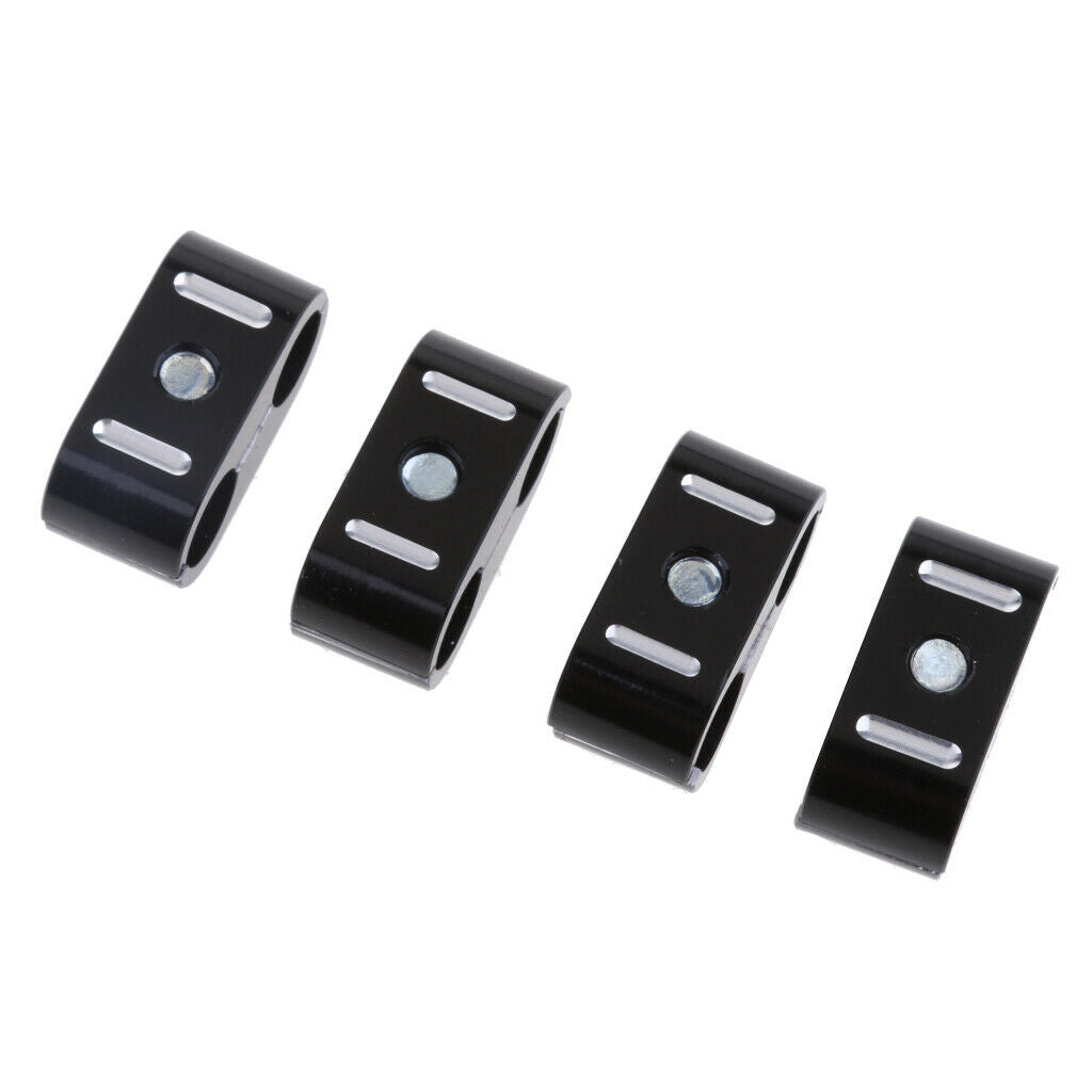 Pack of 4 Metal Dual Brake Throttle Cable Clamp Separator Wire Spacer Organizer