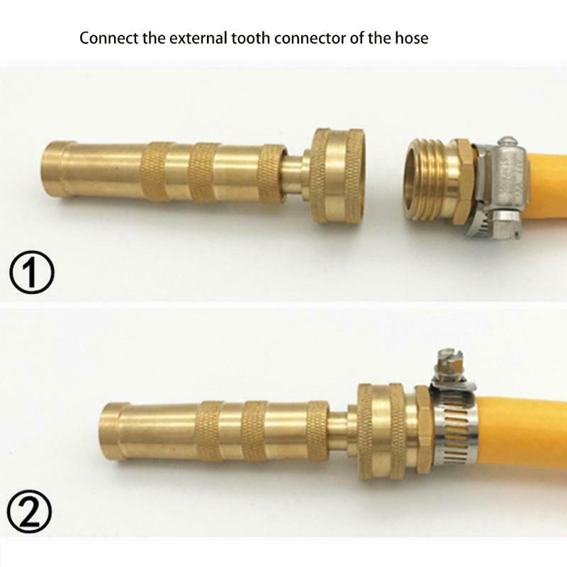 Garden Hose Sprinkler Brass Hose Nozzle Heavy Duty High Pressure Hose Nozzle
