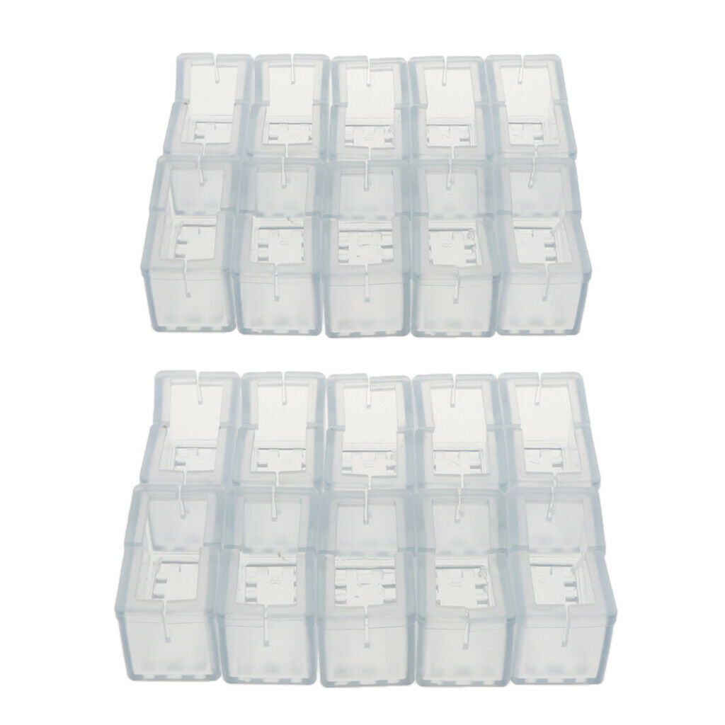 20pcs Chair Leg Caps Tips for Dinning Room Chair Bar Stool Patio Chair