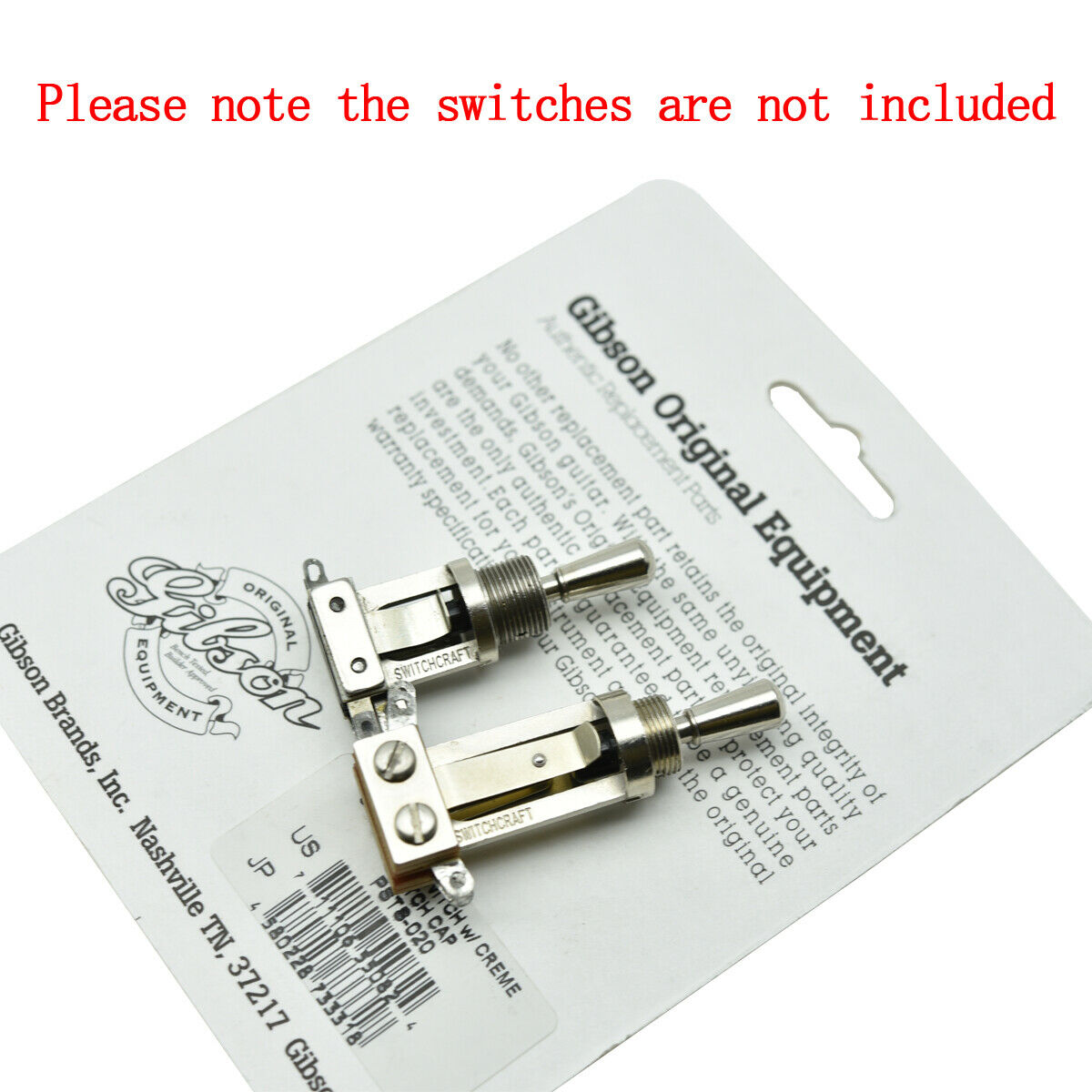 Nickel USA Thread SAE 8-32 Metal 3 Way Toggle Switch Tip Fits Gibson/Switchcraft