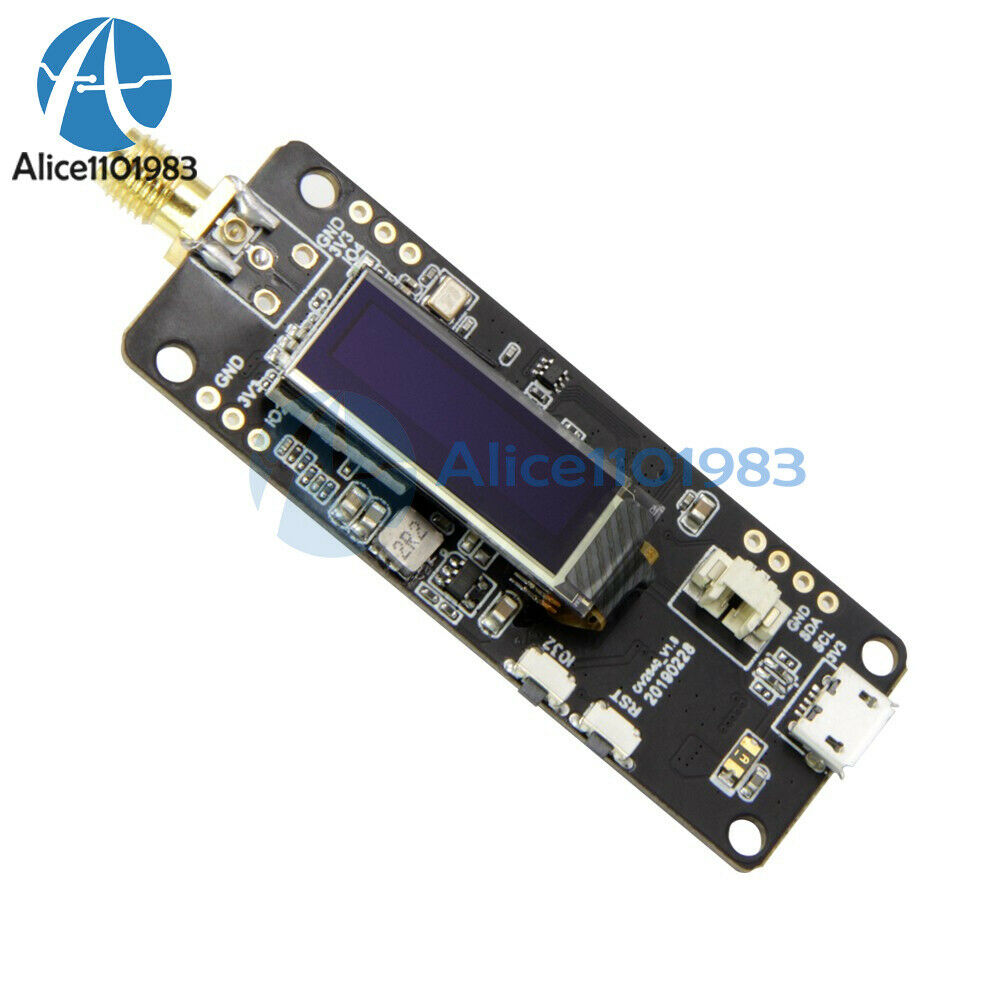 0.91" OLED ESP32-CAM SMA Wifi Module Development Board + OV2640 Camera +Antenna