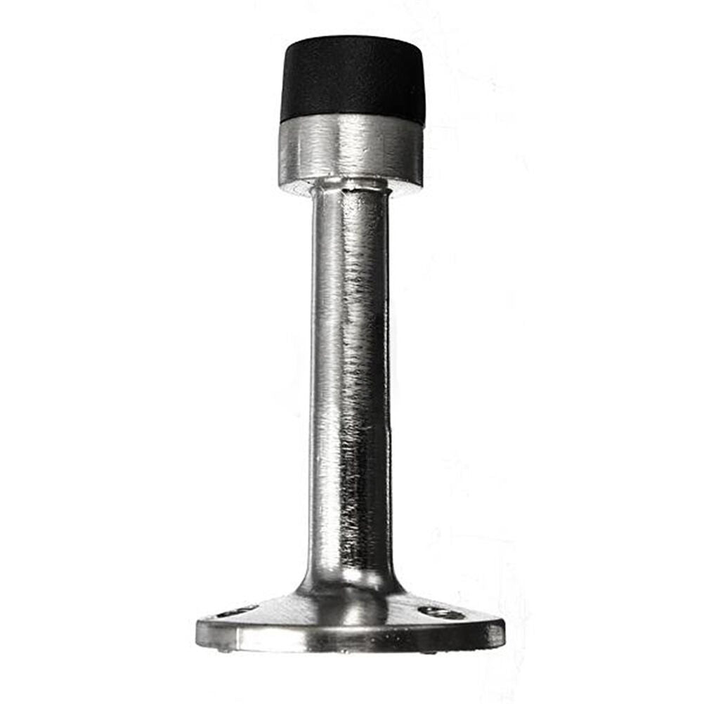 Cylinder Stainless Steel Door Stop Stopper Buffer Wall Mounted Fixed Rubbe.l8