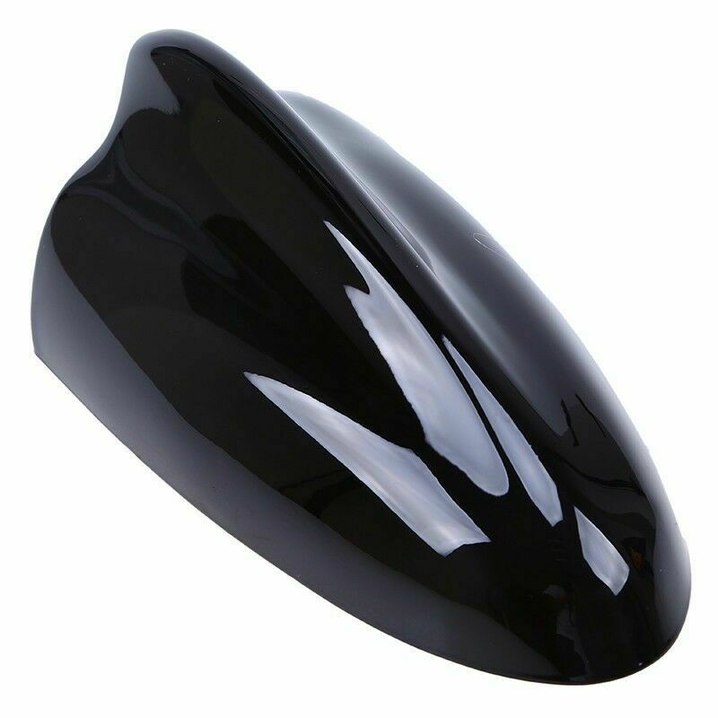 1 Pc Glossy Black Shark Fin Style Car Roof Antenna with FM/AM Connection Cable