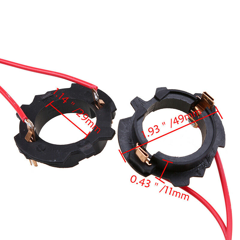 LED Headlight Bulb H7 Holder Retainer Adapter Socket For VW Golf MK5 GTI Jetta
