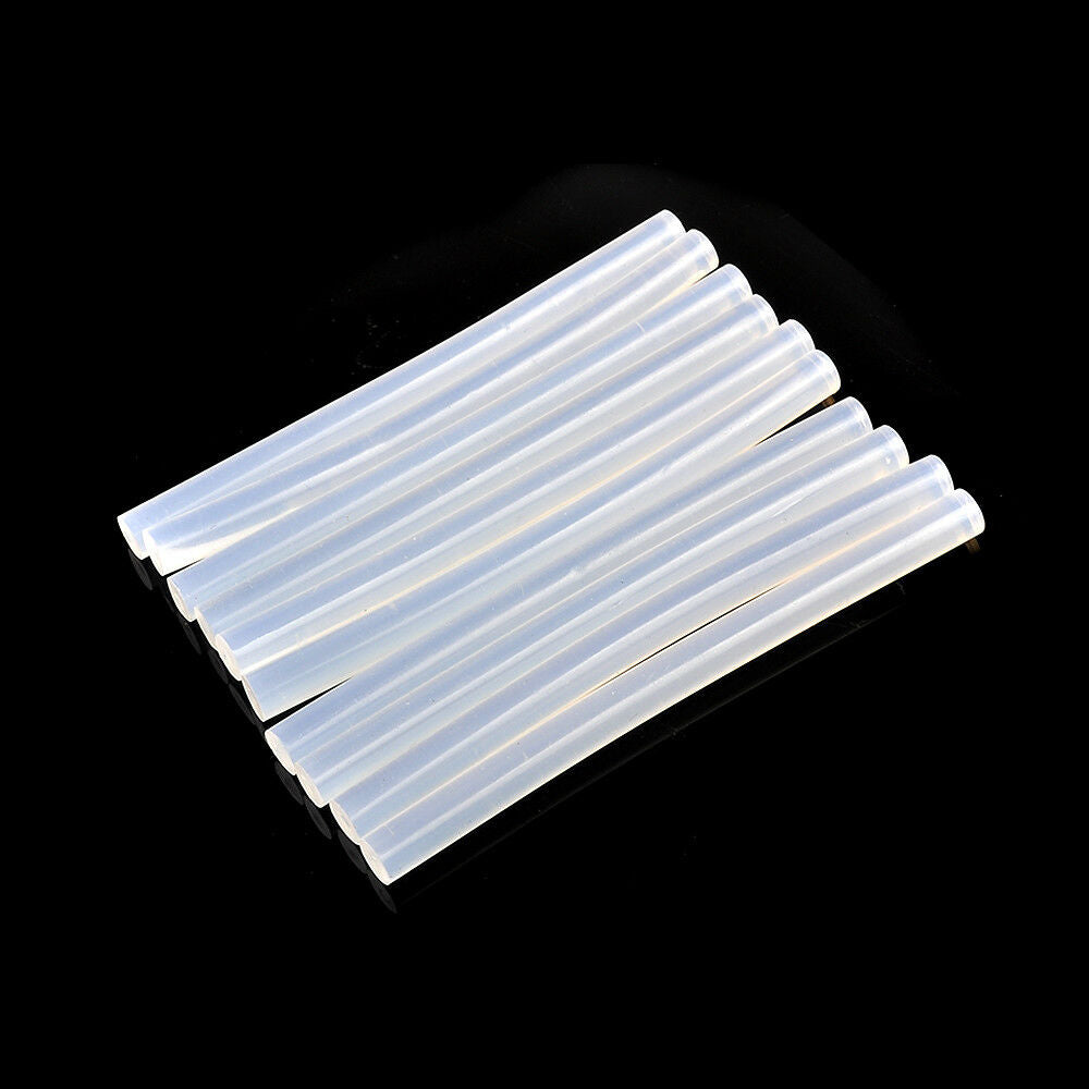 10mm glue sticks for hot melt glue gun clear adhesive 10Pack