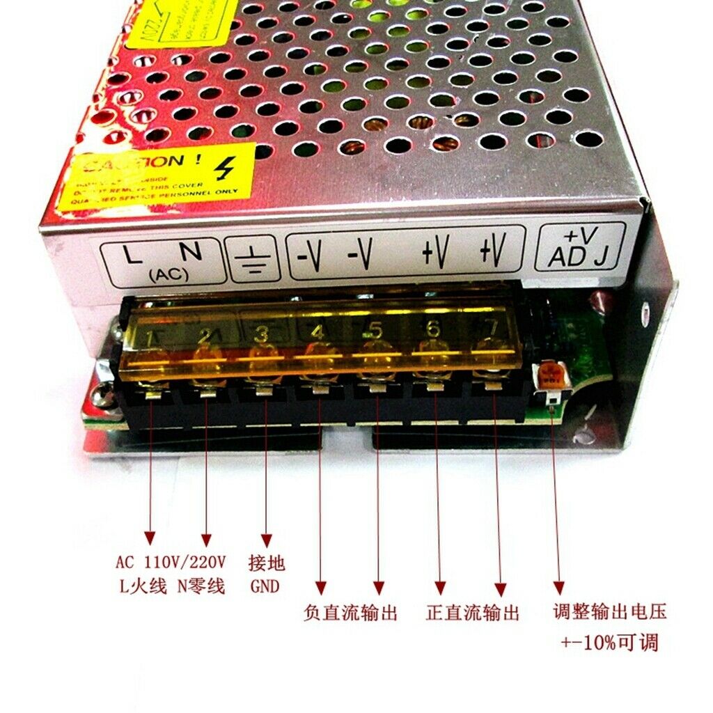 120w Switching Power Adapter AC100-265V to DC12V 10A Led