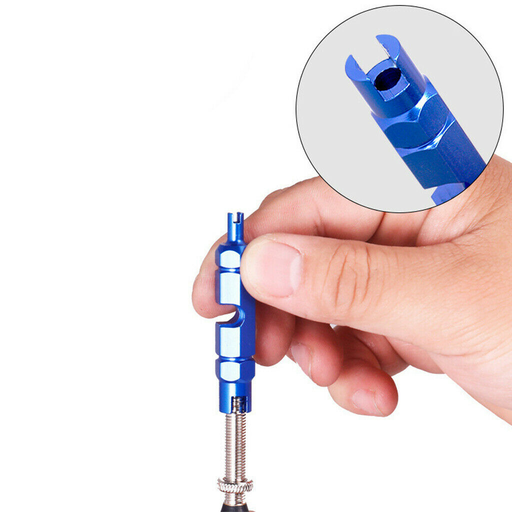 Aluminum Alloy Valve Core Removal Wrench Road Bike Bicycle Accessories Red