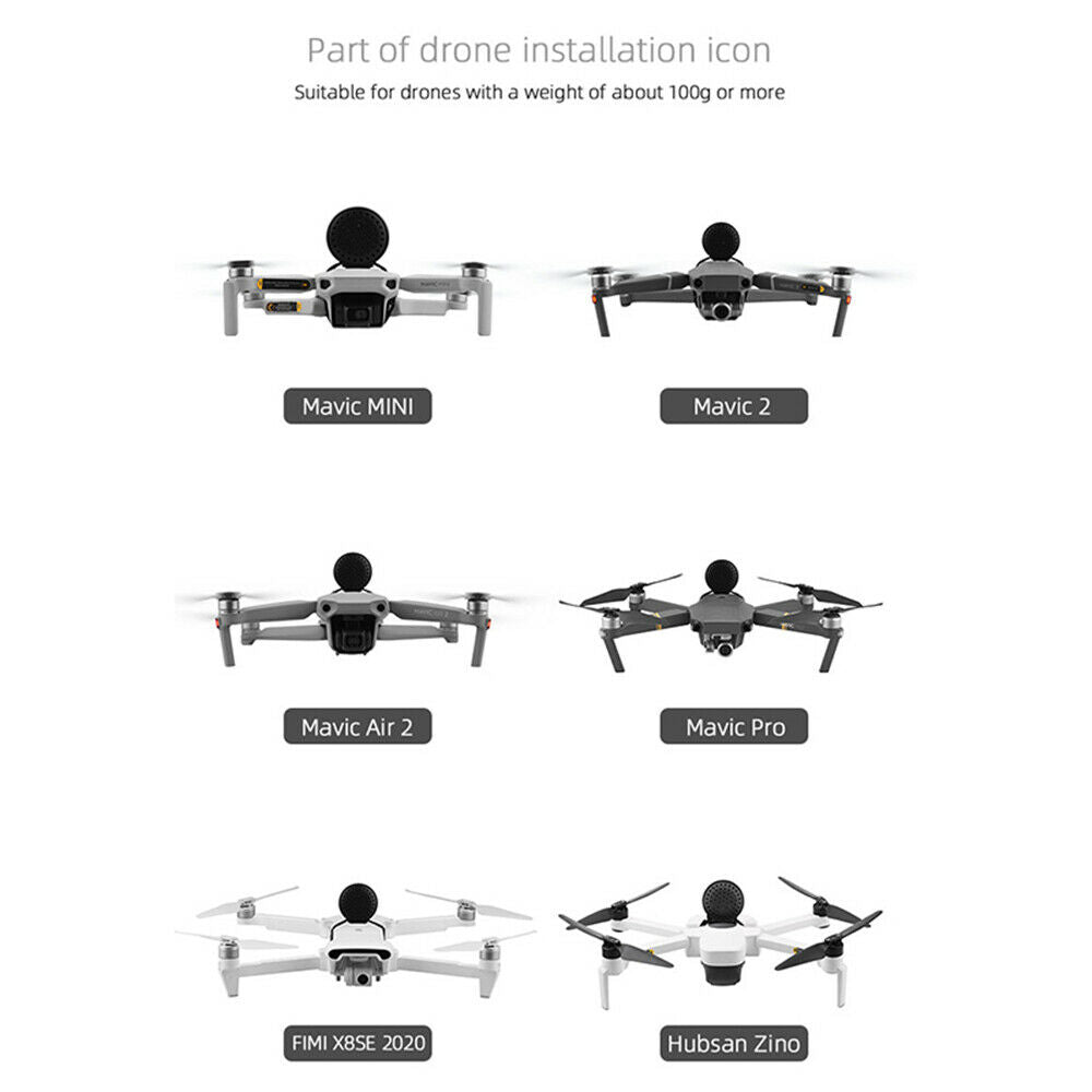 Drone Speaker Wireless Megaphone Broadcasting Loudspeaker for DJI Air 2S/Mini