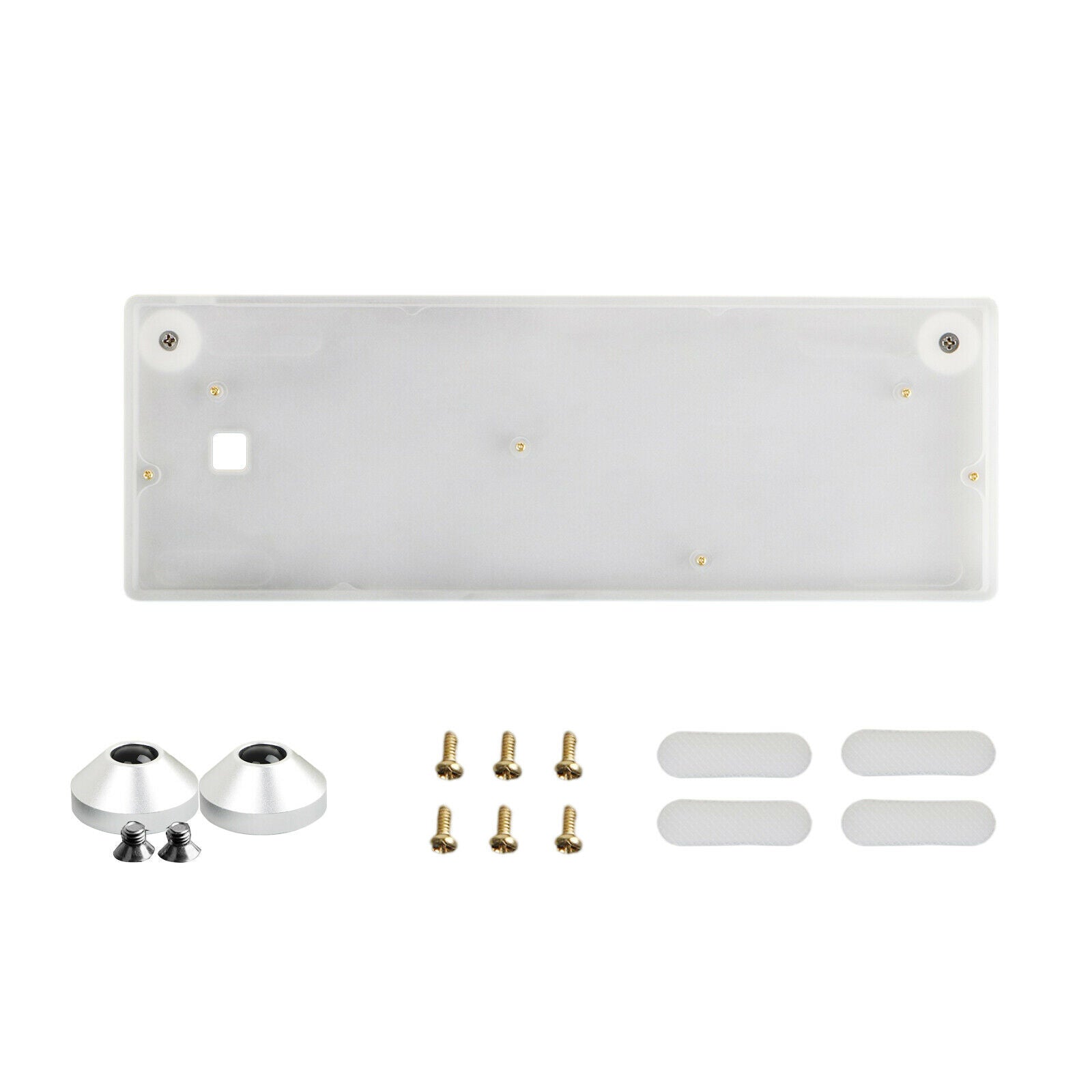 Keyboard Case Frosted Acrylic Shell for 60% DIY GH60 USB port Professional