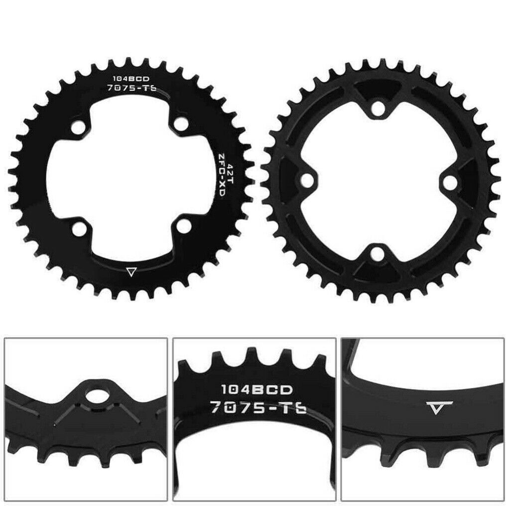 Narrow Wide Bicycle Crankset Chainring Road Bike Chain Ring Chainwheel Round