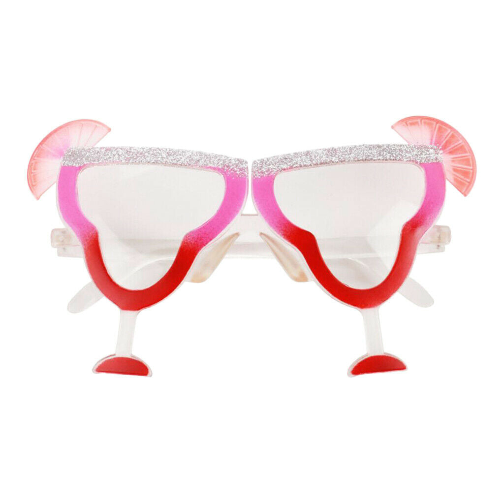 MagiDeal Hawaiian Tropical Sunglasses Beach Drink Glasses Costume Party