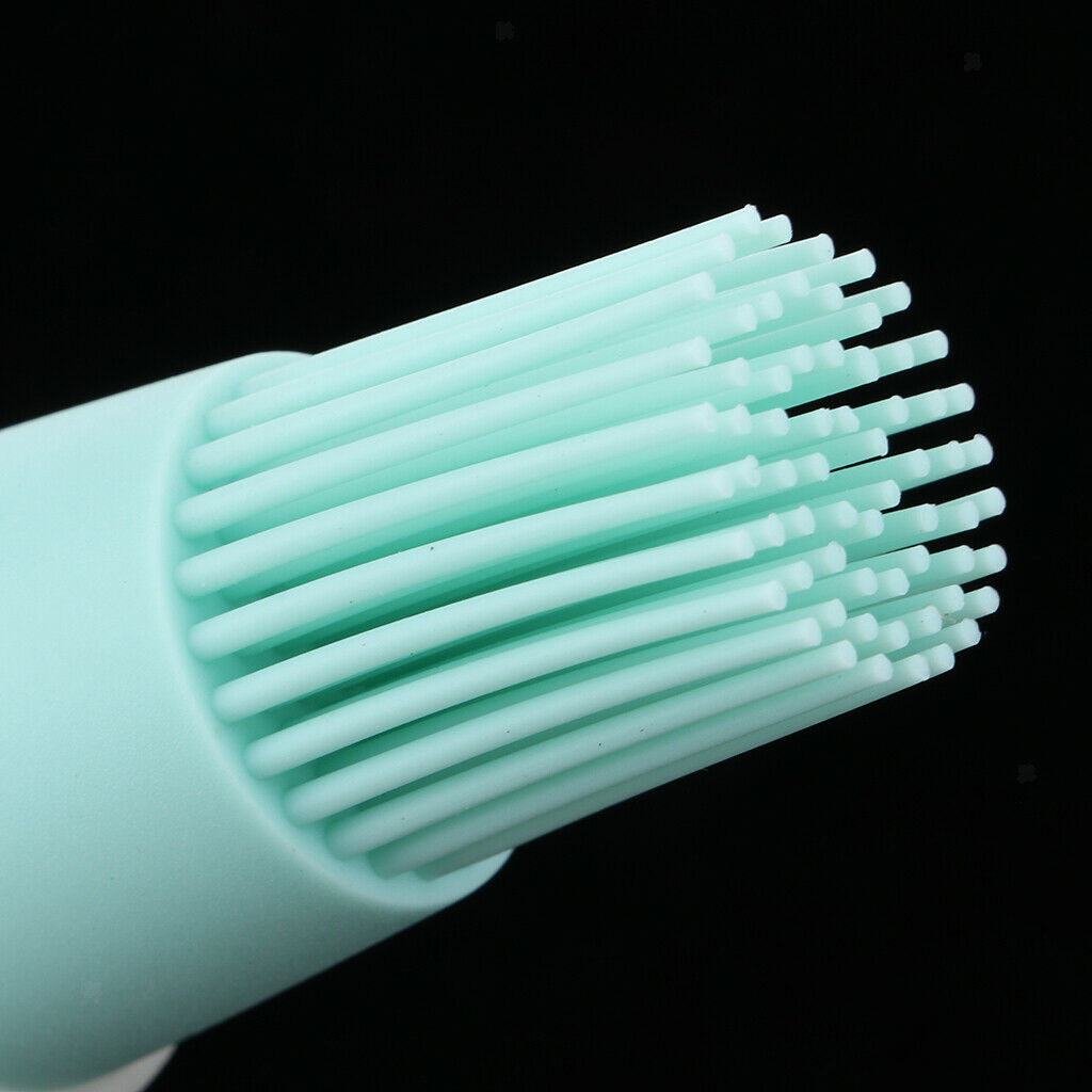 Great Bottle Basting Oil Pastry Brush, Silicone BBQ Basting Tool Light Green