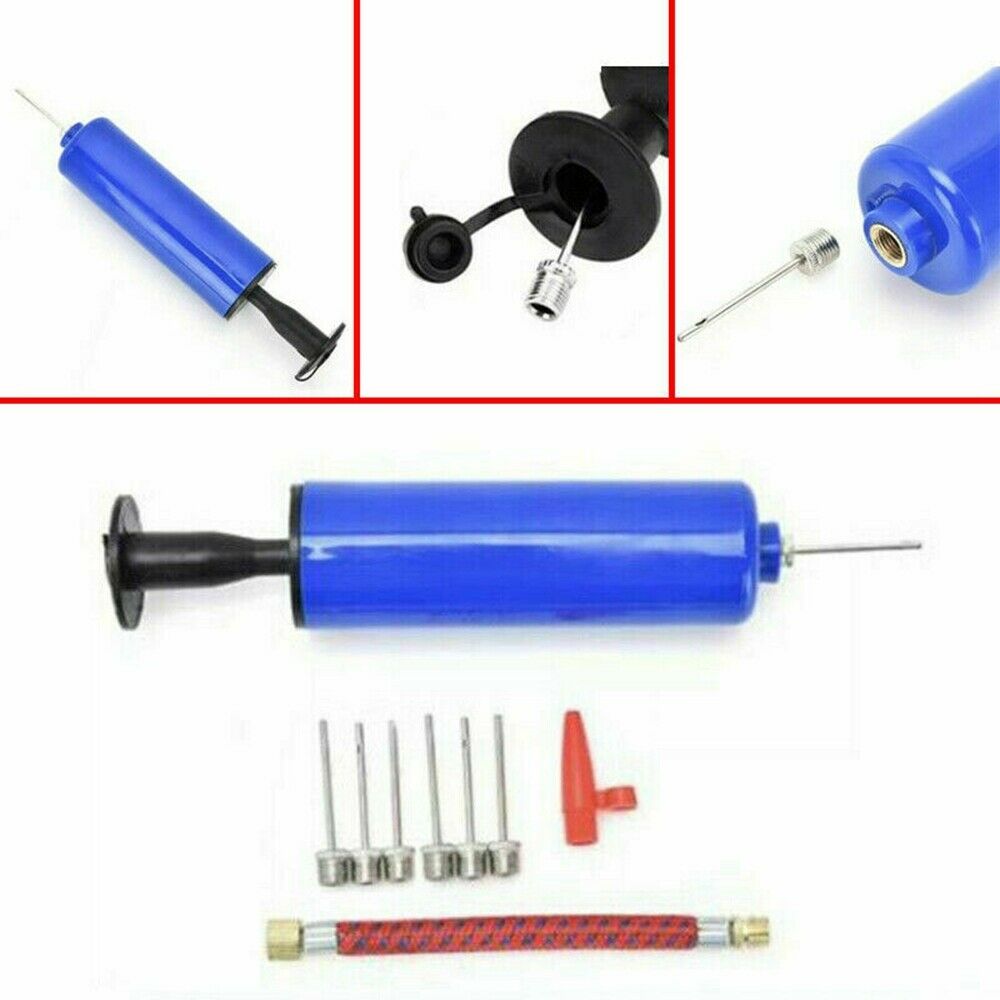 Flexible Hose Football Inflator Tool Hand Air Pump Air Needle Inflating Pump
