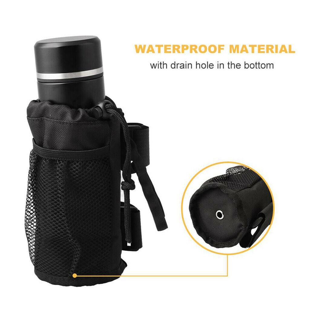 2x Bike Bracket Rollator Bottle Cage Drink Cup Holder Rack Stand Organizer